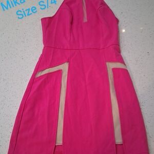 Pink Strapless Dress